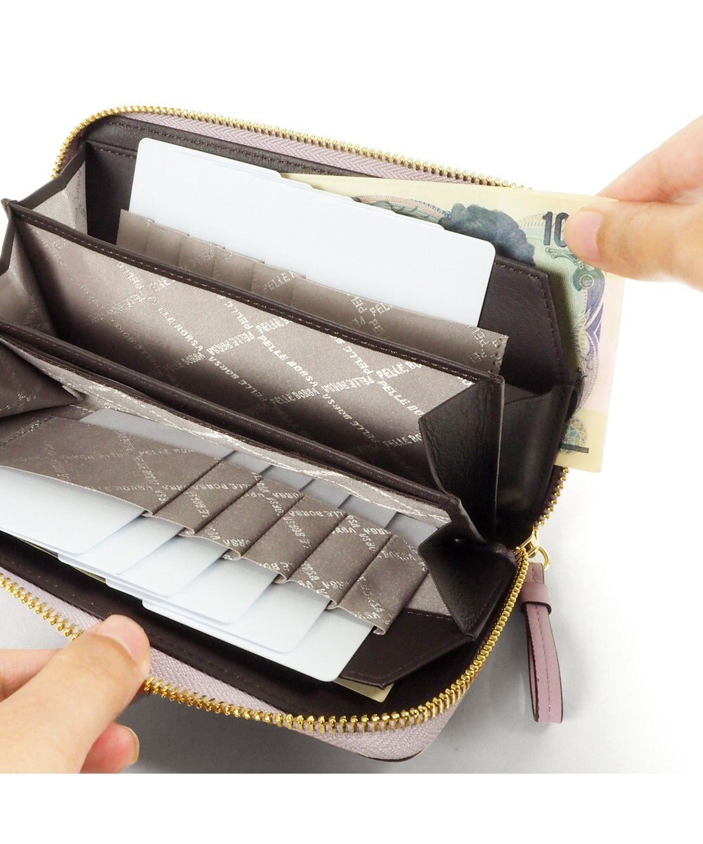 PELLE BORSA コンパクトラウンド長財布 Playful Goods プレイフルグッズ 4864 