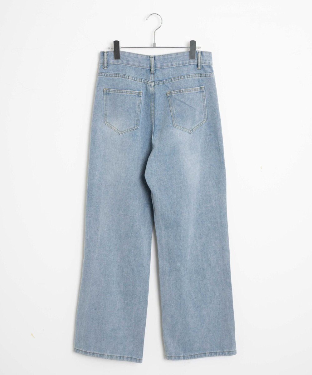 WEGO ダメージレギュラーデニム 