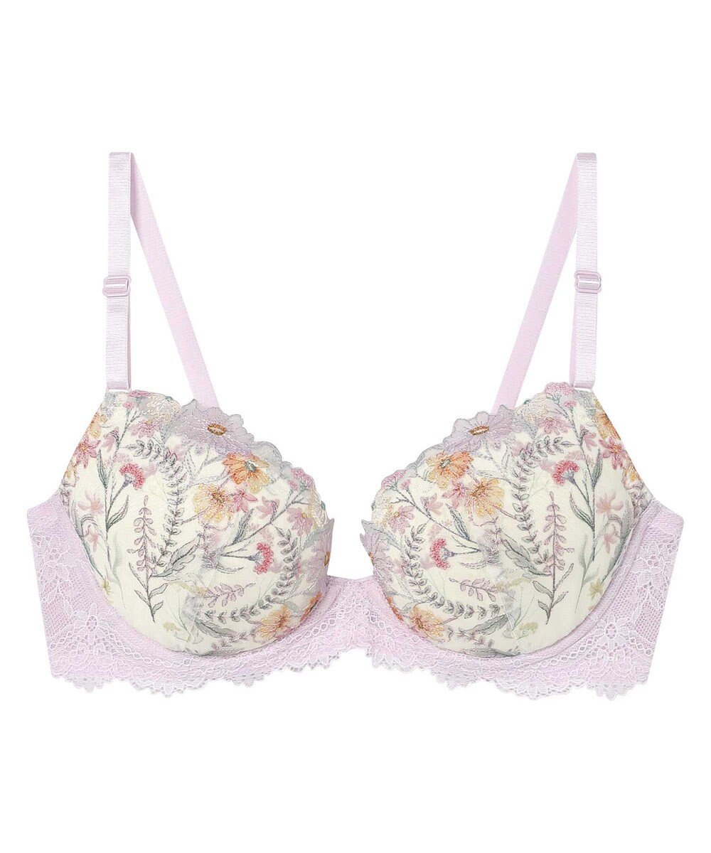une nana cool バックスタイルまでかわいい Steppe Flower ワイヤーブラ 