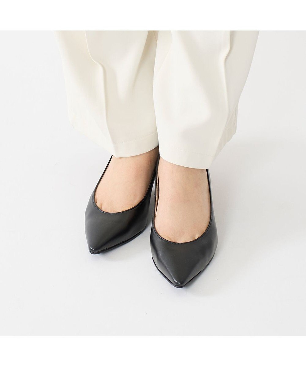 MODE ET JACOMO <MODE ET JACOMO>ポインテッドトゥプレーンパンプス 