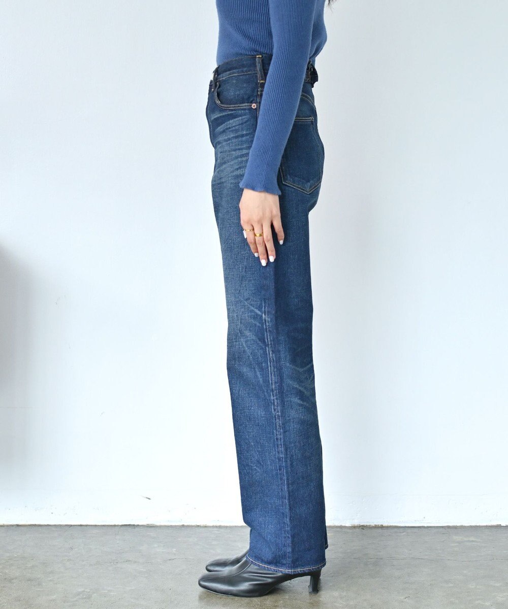 caqu modern classic テーパードデニムパンツ USEDWASH 