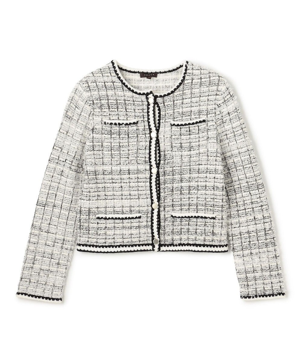 TOCCA 【百田夏菜子さん着用】FLUFFY PATH ニットジャケット 