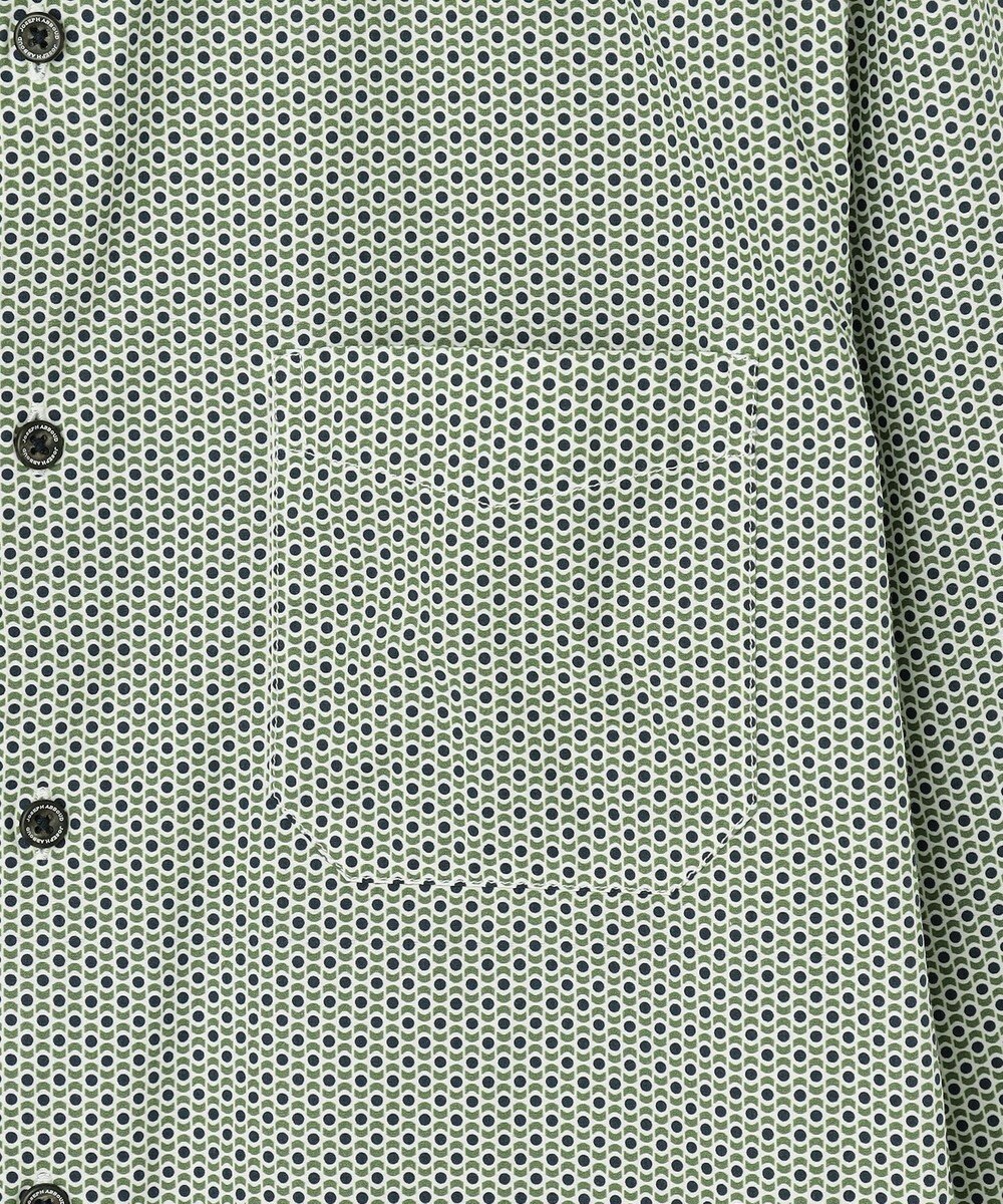 JOSEPH ABBOUD 【キングサイズ・オーガニックコットン使用】コットンプリント シャツ 