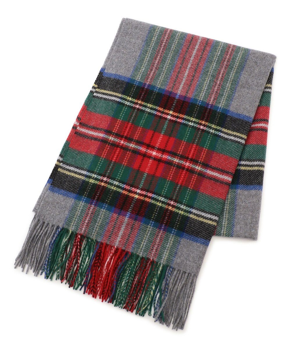 23区 カシミヤ チェック ストール 