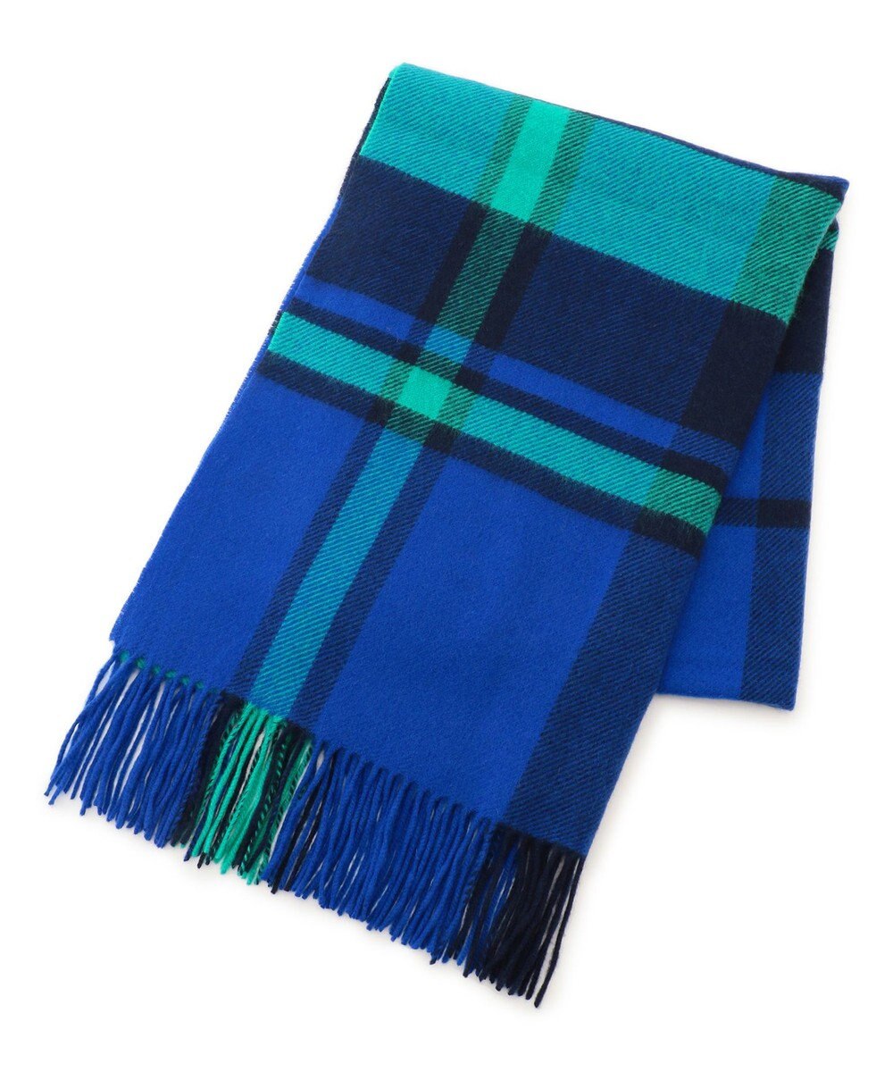 23区 カシミヤ チェック ストール 