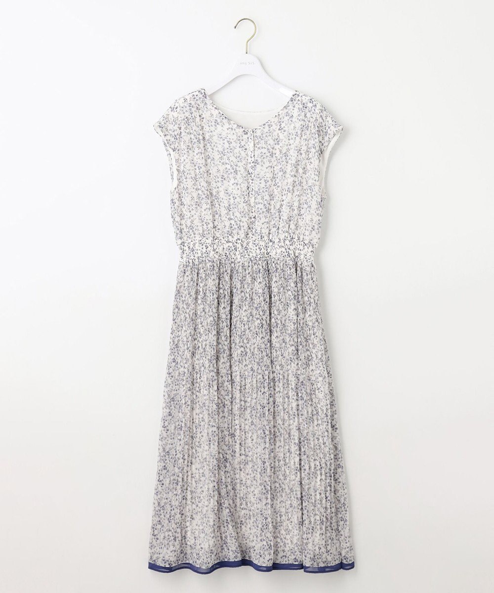 ANY SIS 【洗える】フラワープリーツ ワンピース 