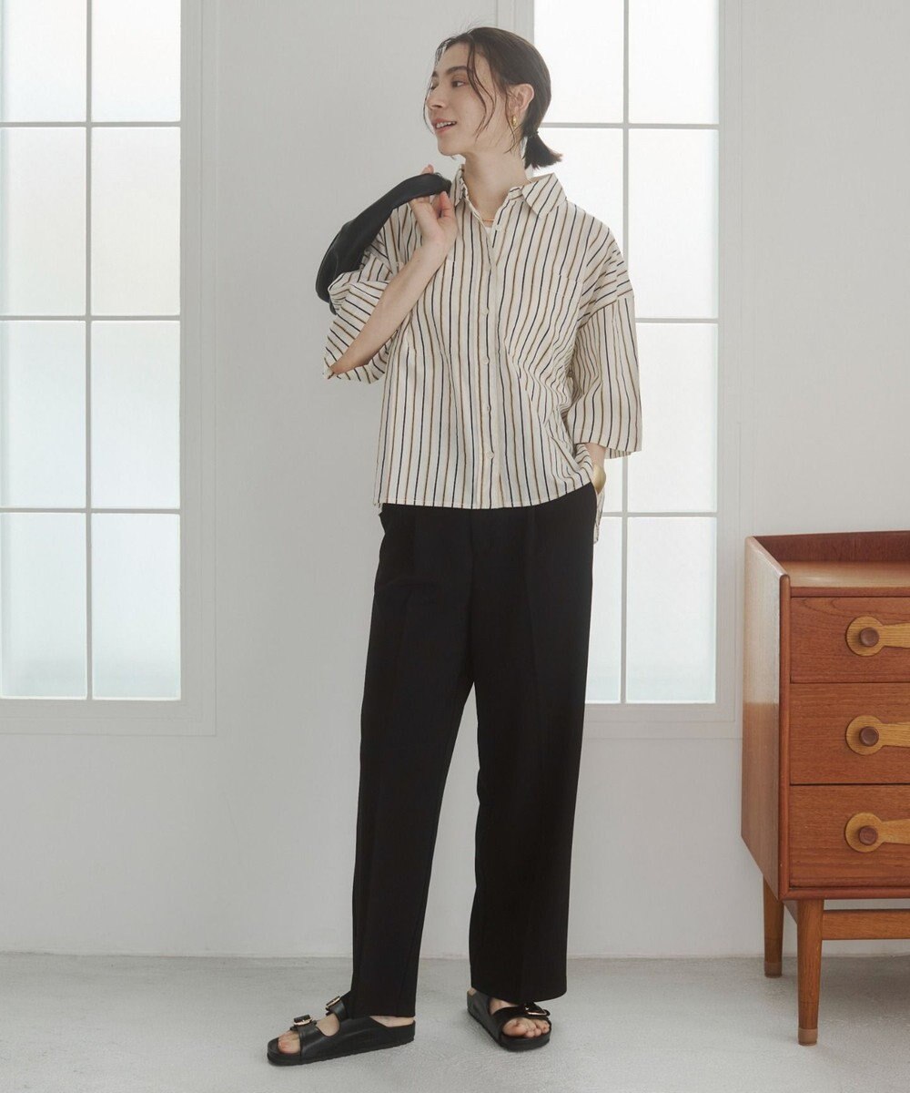 WEGO 【ANGIE VINTAGE】キャンブリックボイルオーバー半袖シャツ 