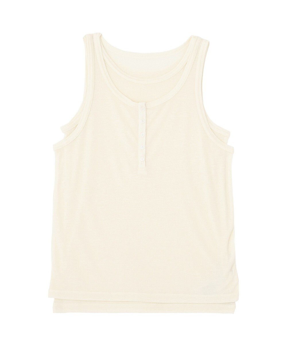 earth music&ecology 【SET】シアーフライスレイヤードタンクトップ 