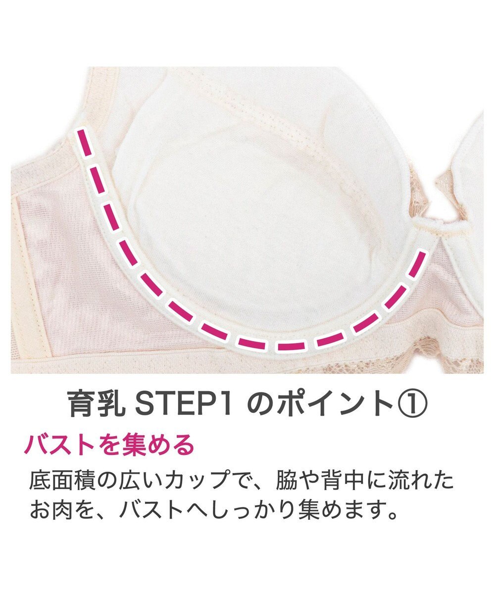 BRADELIS New York 【BRADELIS New York / 育乳補整ブラ・STEP1 集める】ウェンディステップ1ブラ24S2 