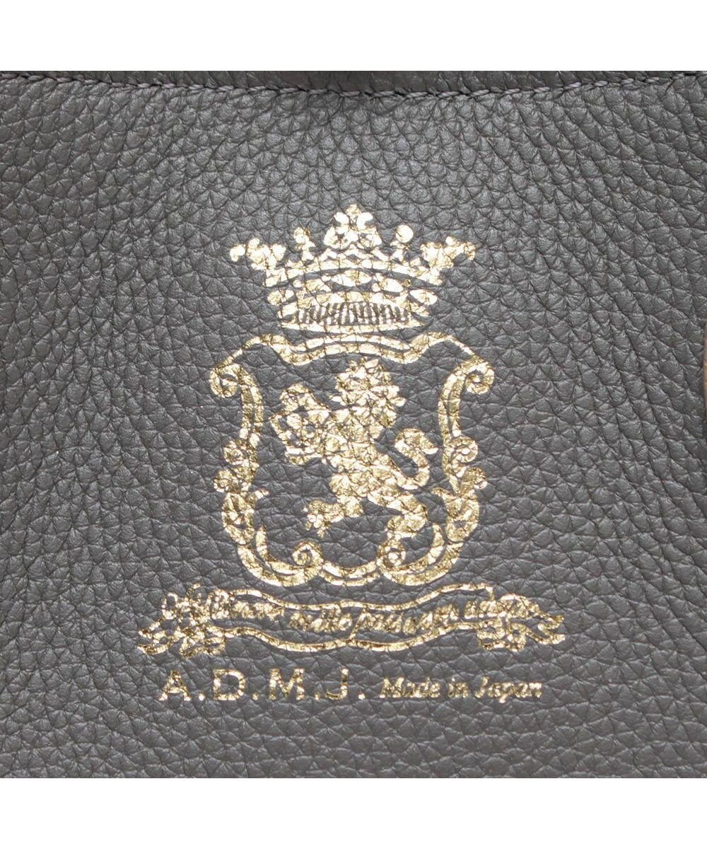 A.D.M.J. 【牛革】モーツァルト/スパニッシュレザーバイカラー金ボタントートS 