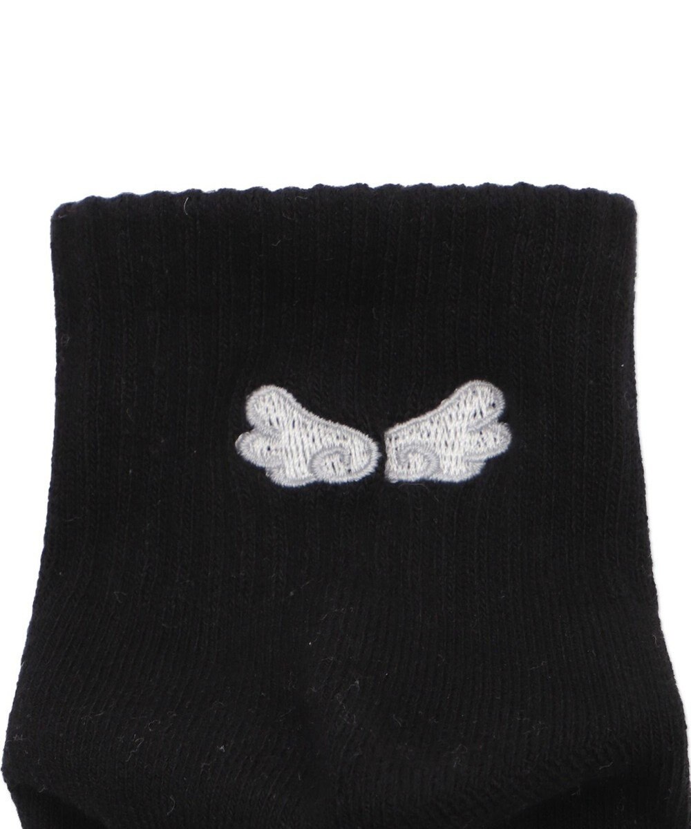 WEGO バック刺繍アンクルパイルソックス 