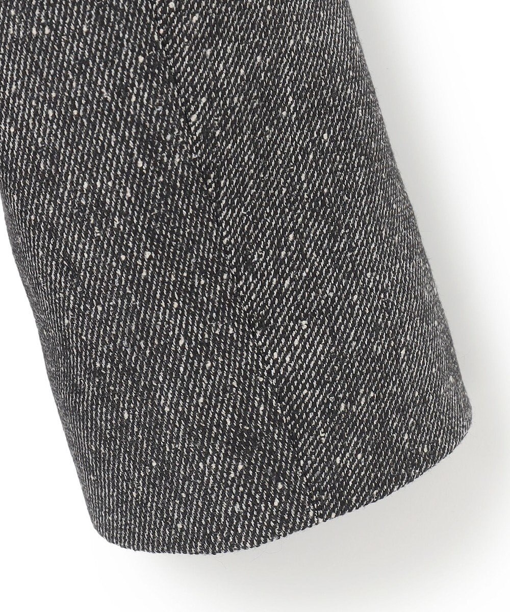 ICB ミックスヤーンツイード ノーカラージャケット 