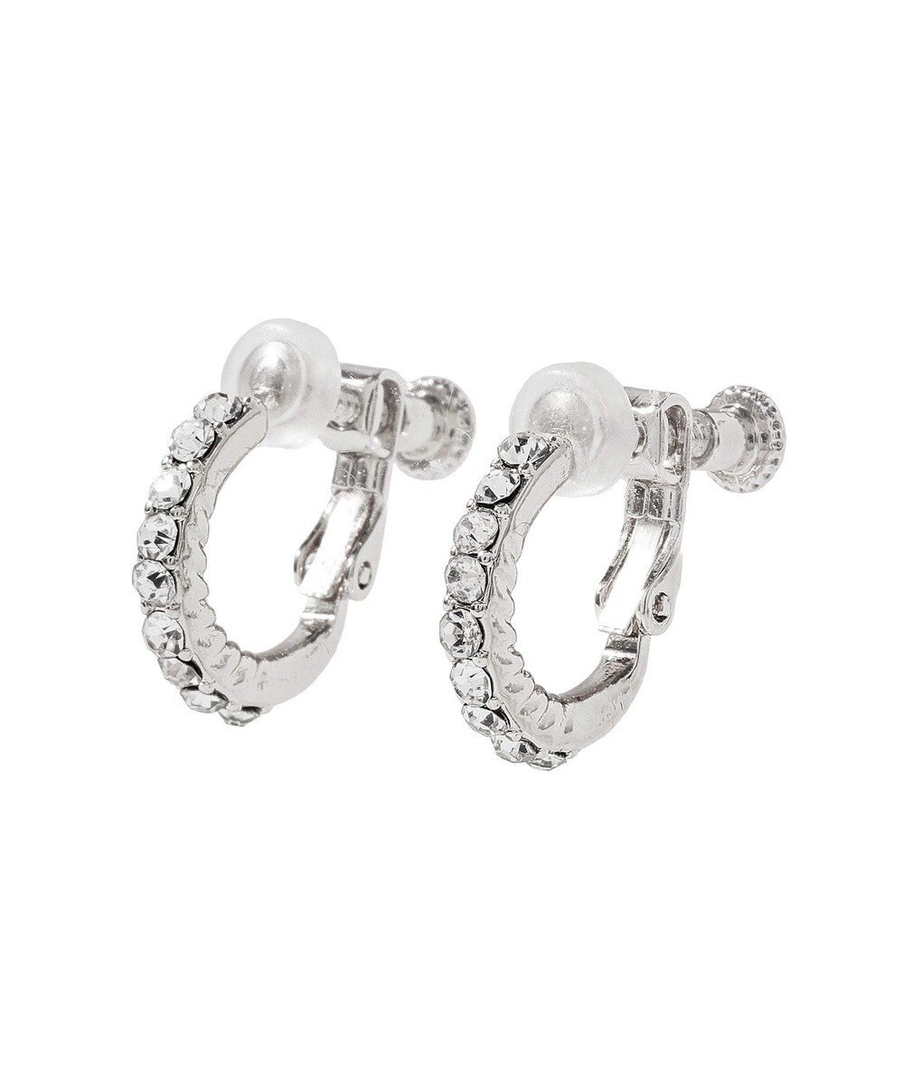 Maison de FLEUR ２Ｗａｙパールビジューイヤリング 