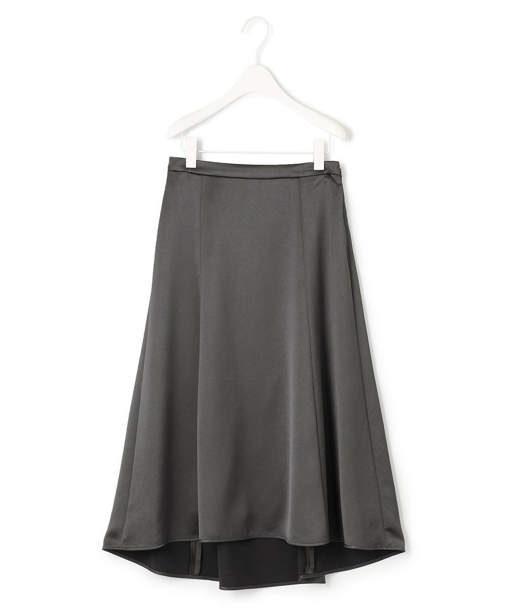 ICB 【洗える】 ヴィンテージヘビーサテン スカート 