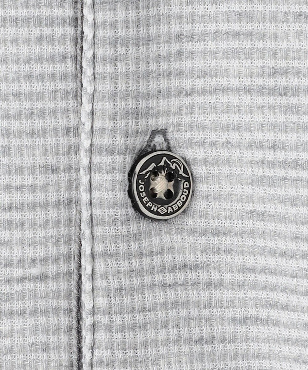 JOSEPH ABBOUD MOUNTAIN 【ゆったり】グリットワッフル　アウトドアポロ シャツ 