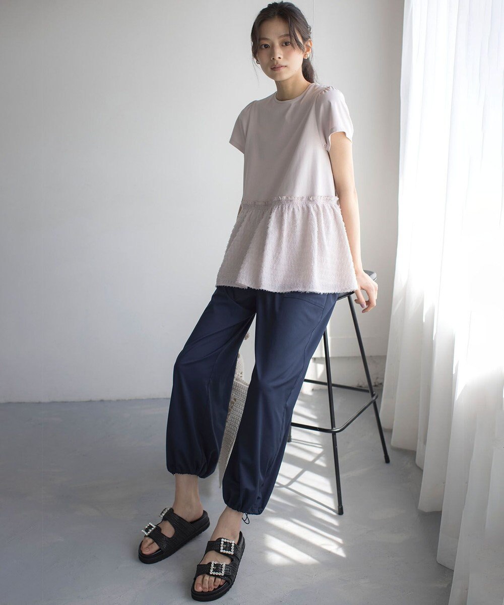 組曲 S 華感フレア カットソー 