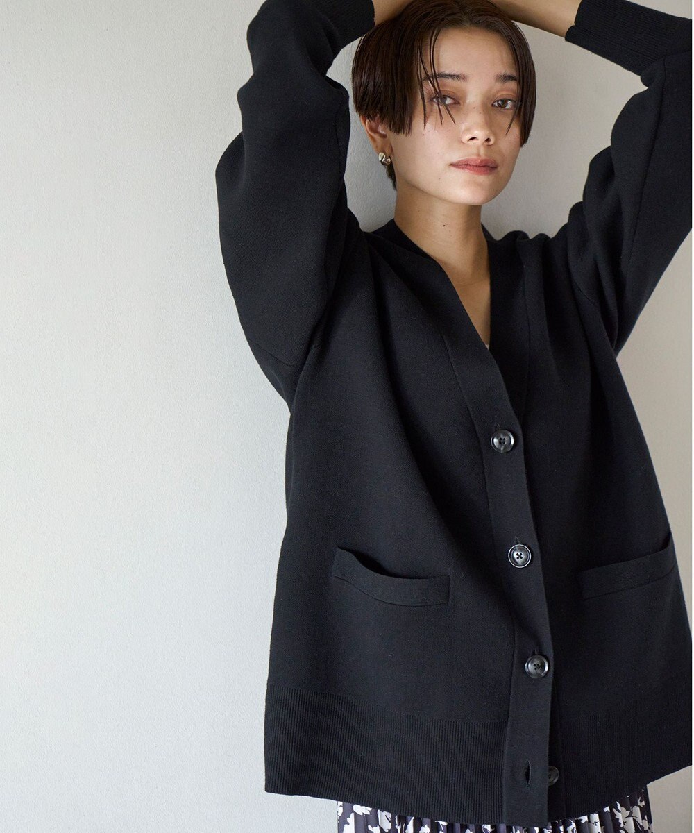 UNFILO スポンジニット カーディガン 