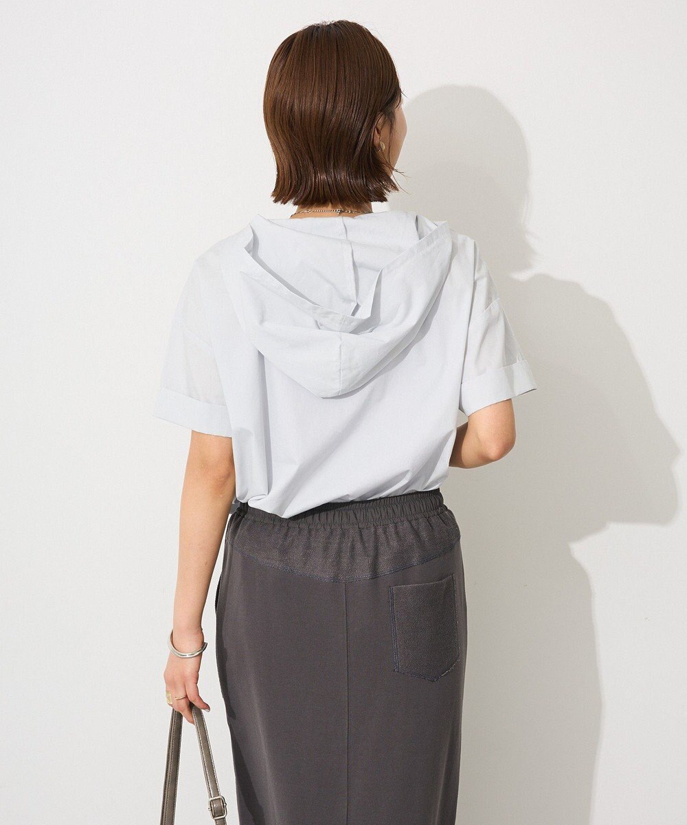 CRAFT STANDARD BOUTIQUE オーバーサイジングフード付きシャツ 