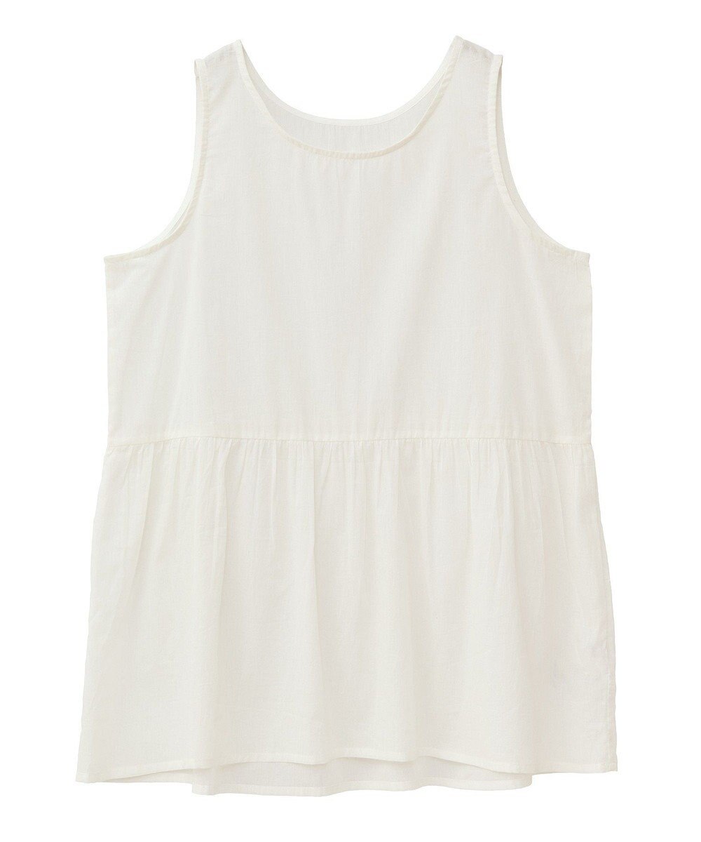 Green Parks Ｉ　ＳＥＴ２点　ギャザーシャツ＋布帛インナー 