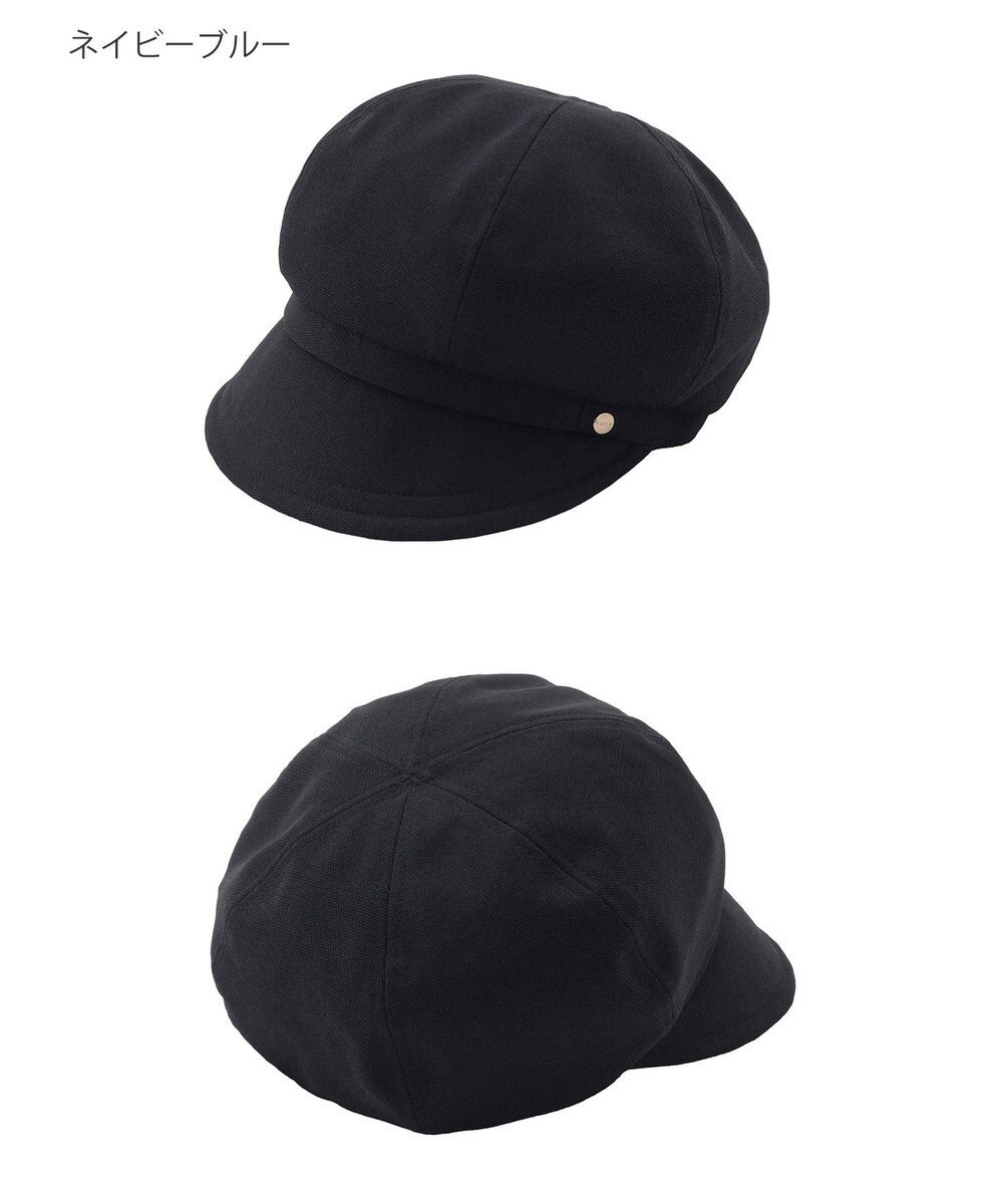 MOONBAT 【日本製/洗える/サイズ調整】フルラ (FURLA) ロゴチャーム付 キャスケット 