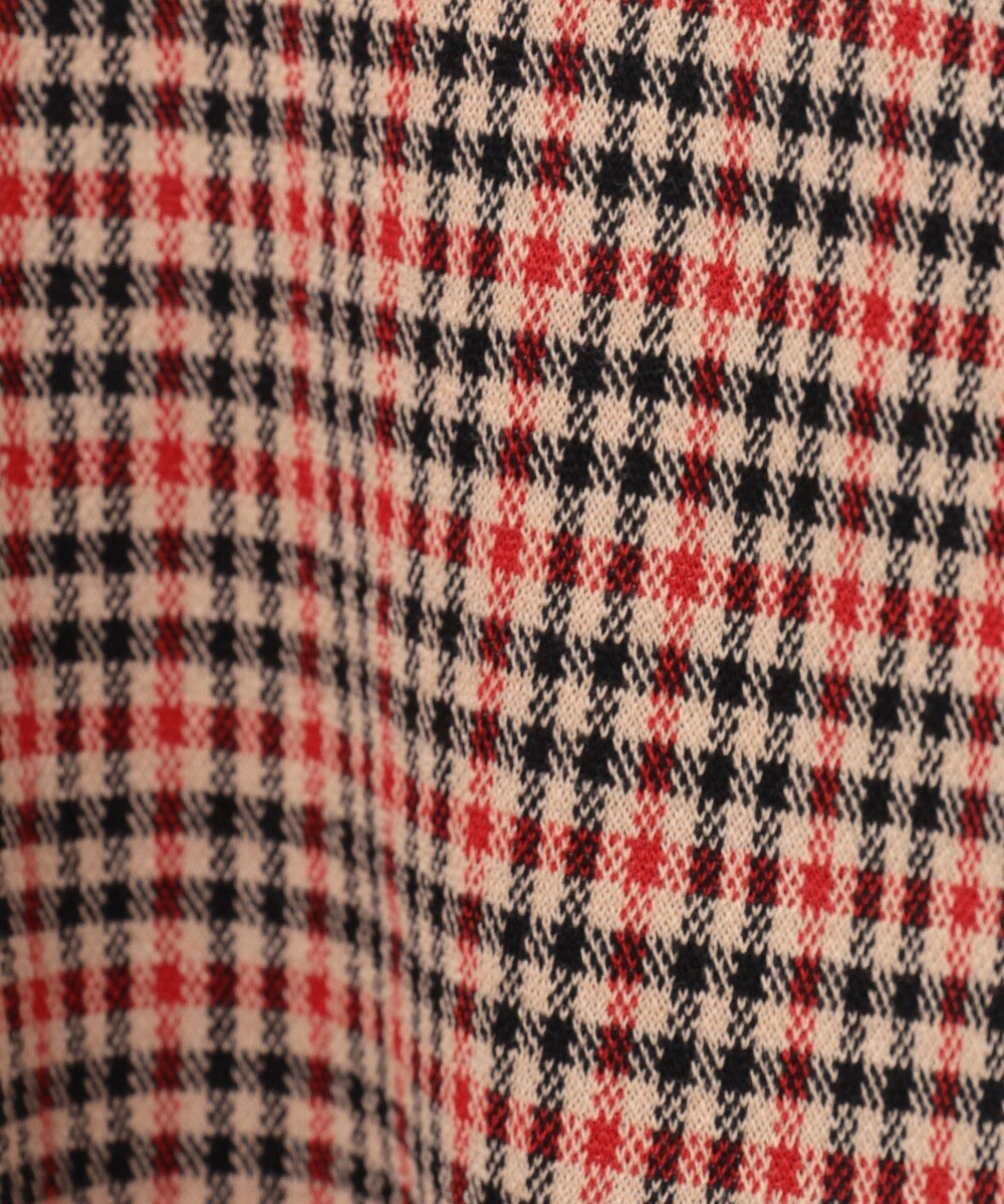 組曲 KIDS 【110-140㎝】チェックジャガード ワンピース 