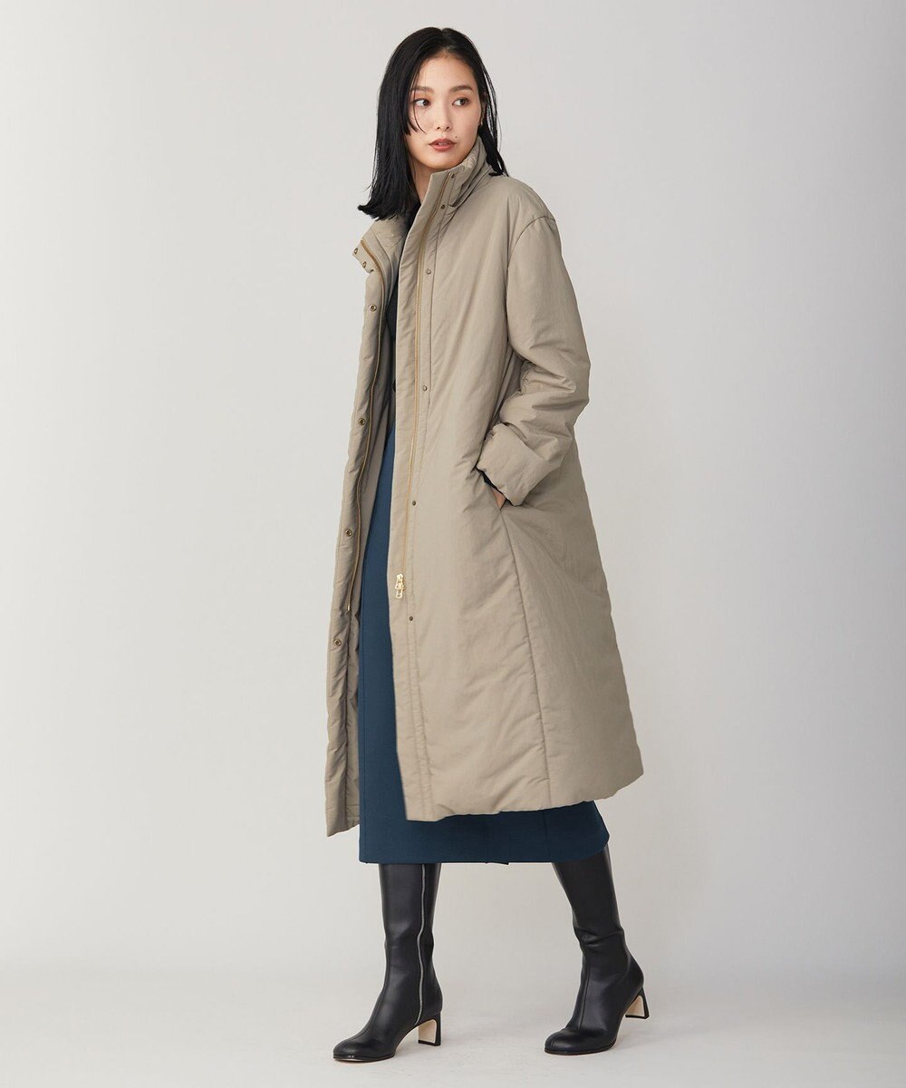 ICB L パディングロングコート 
