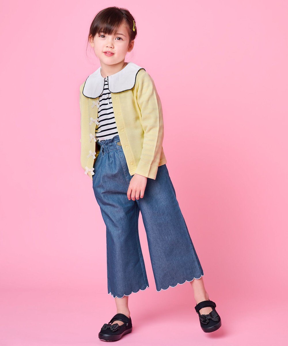 ANY KIDS デニム ワイド パンツ 