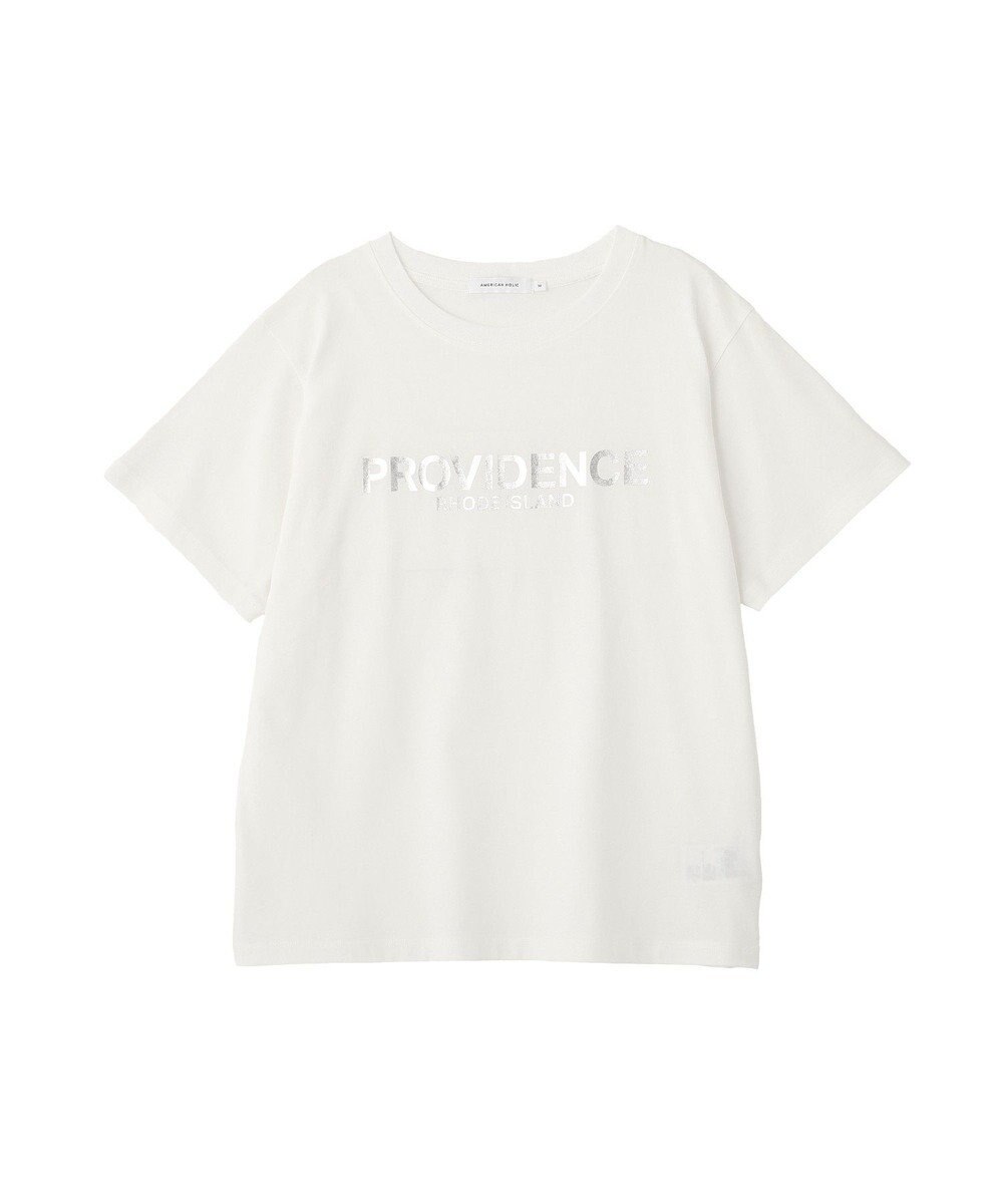 AMERICAN HOLIC SILVERプリント半袖Tシャツ 