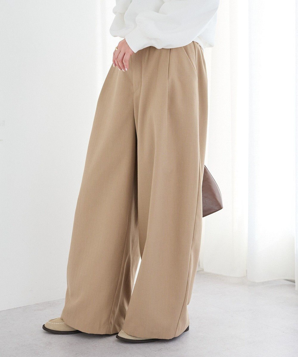 CRAFT STANDARD BOUTIQUE ストライプタックカーブパンツ 