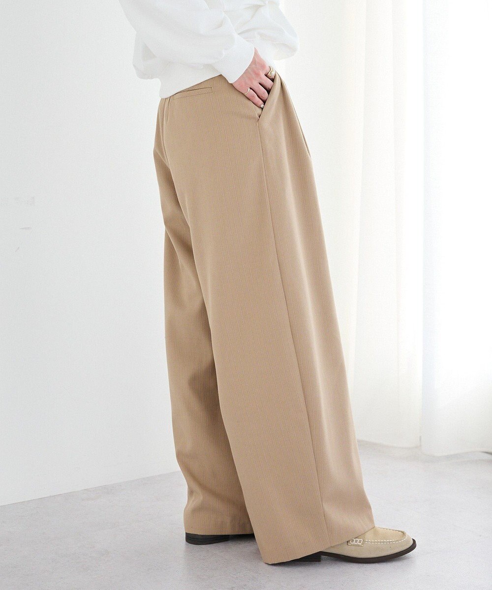 CRAFT STANDARD BOUTIQUE ストライプタックカーブパンツ 