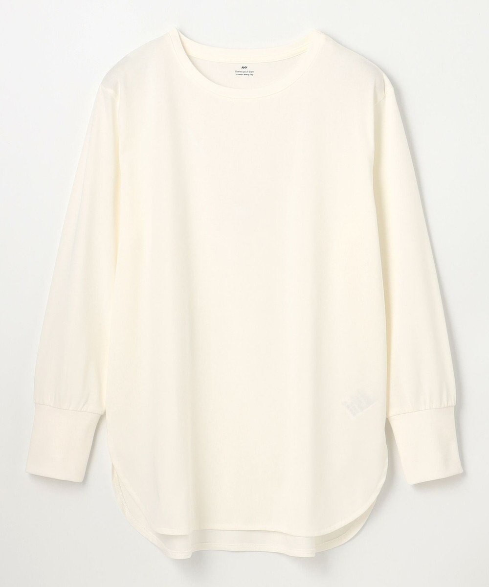 ANY L シャツテールロングスリーブＴシャツ 