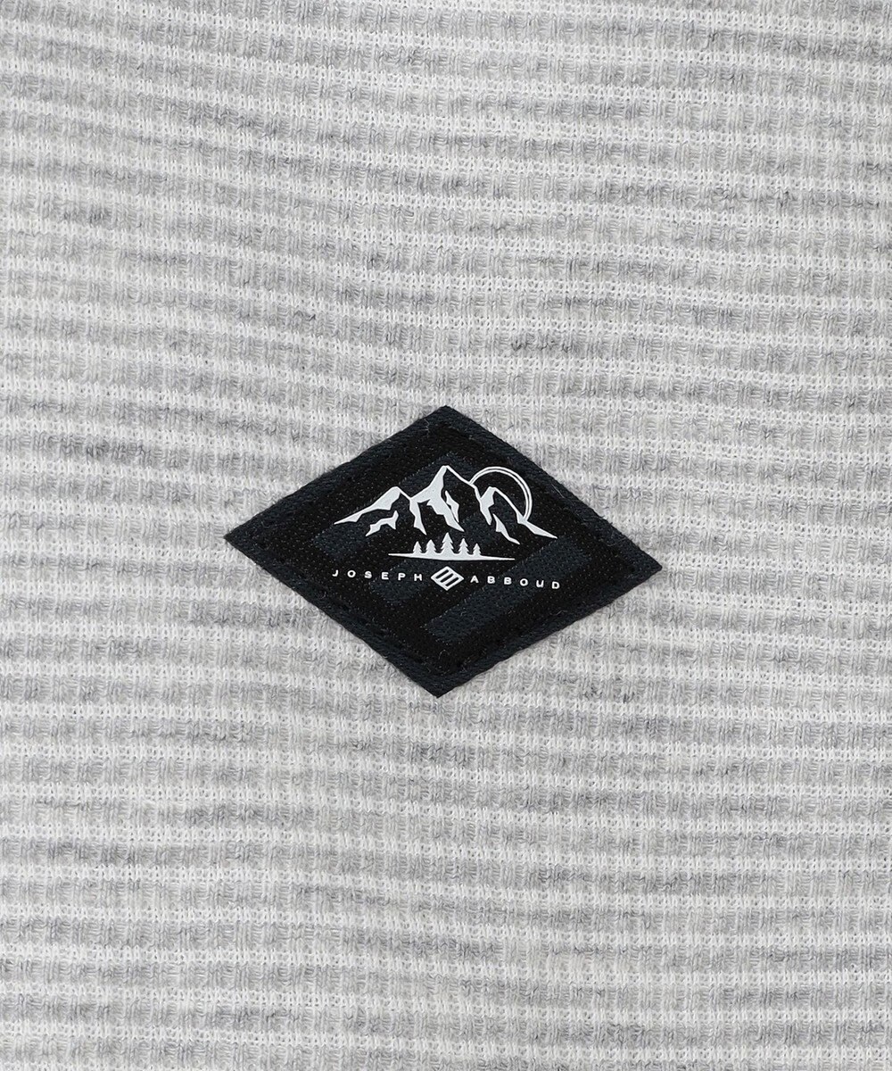 JOSEPH ABBOUD MOUNTAIN 【ゆったり】グリットワッフル　アウトドアポロ シャツ 