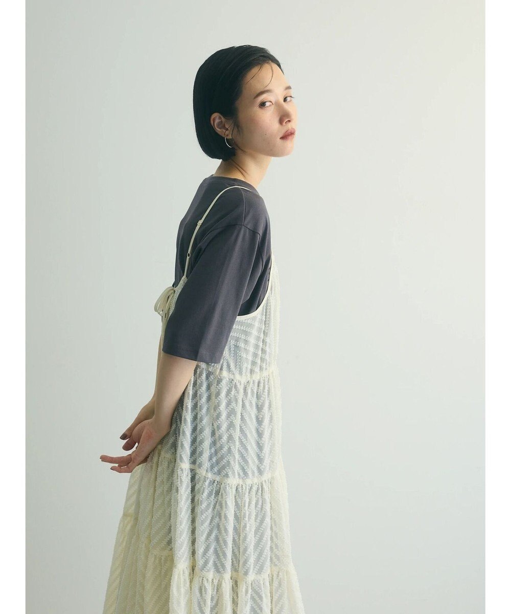 Green Parks armonia.ティアードシアーキャミワンピース 