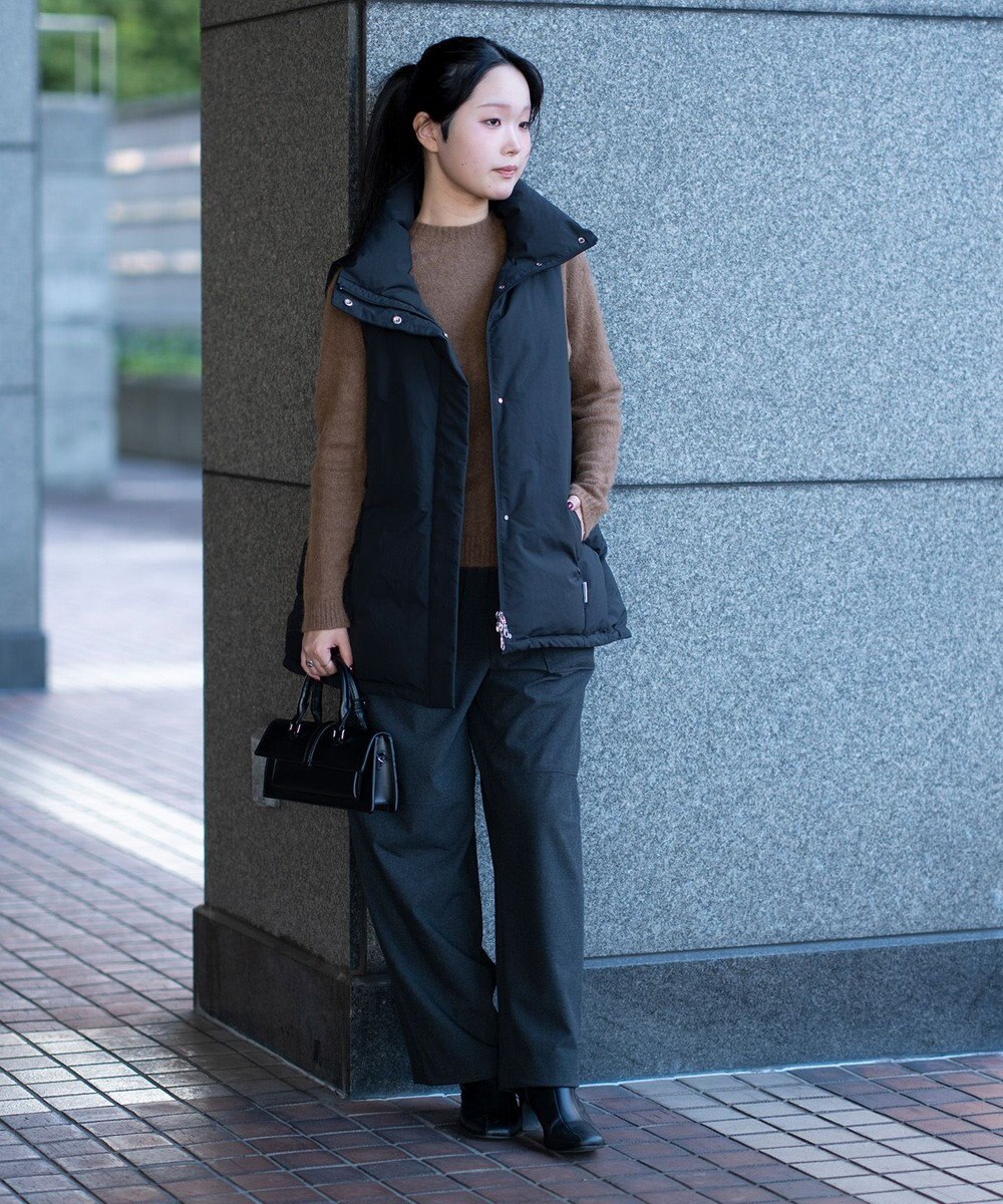 KWD 【日本製/高品質ダウン】STAND COLLAR DOWN VEST ダウンベスト 