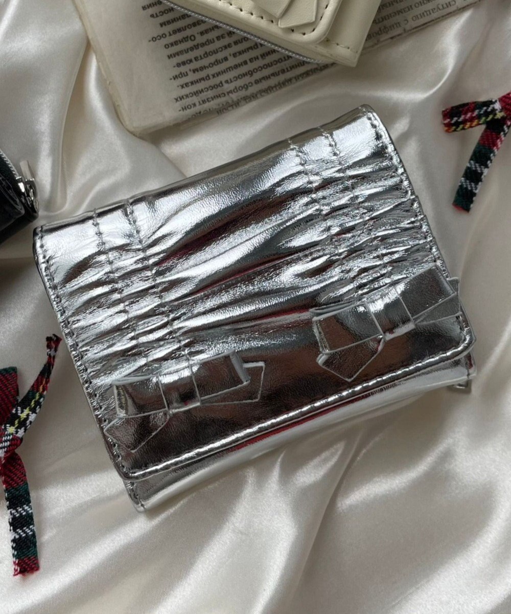 WEGO ギャザーリボンウォレット 