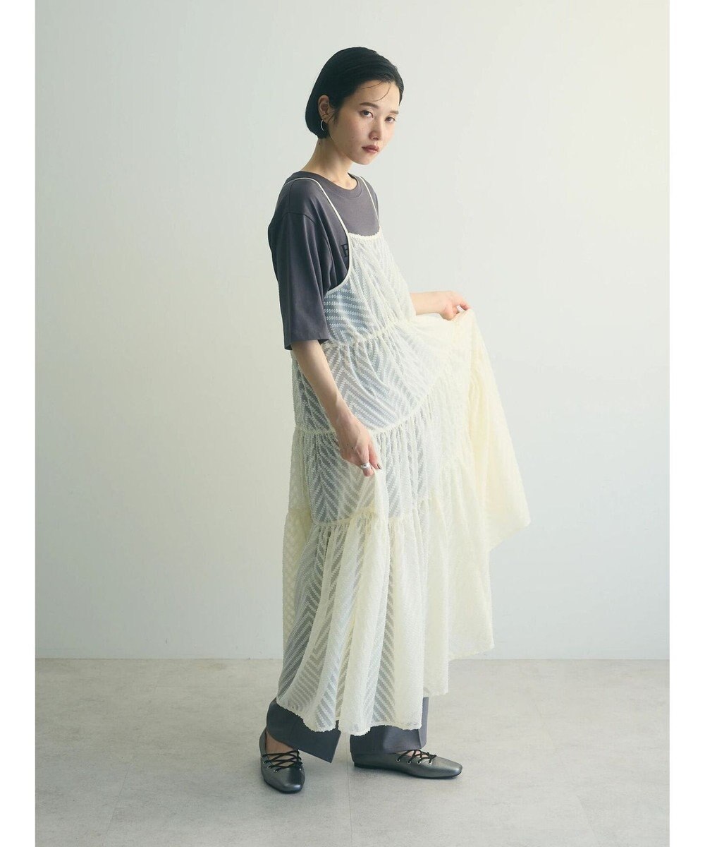 Green Parks armonia.ティアードシアーキャミワンピース 