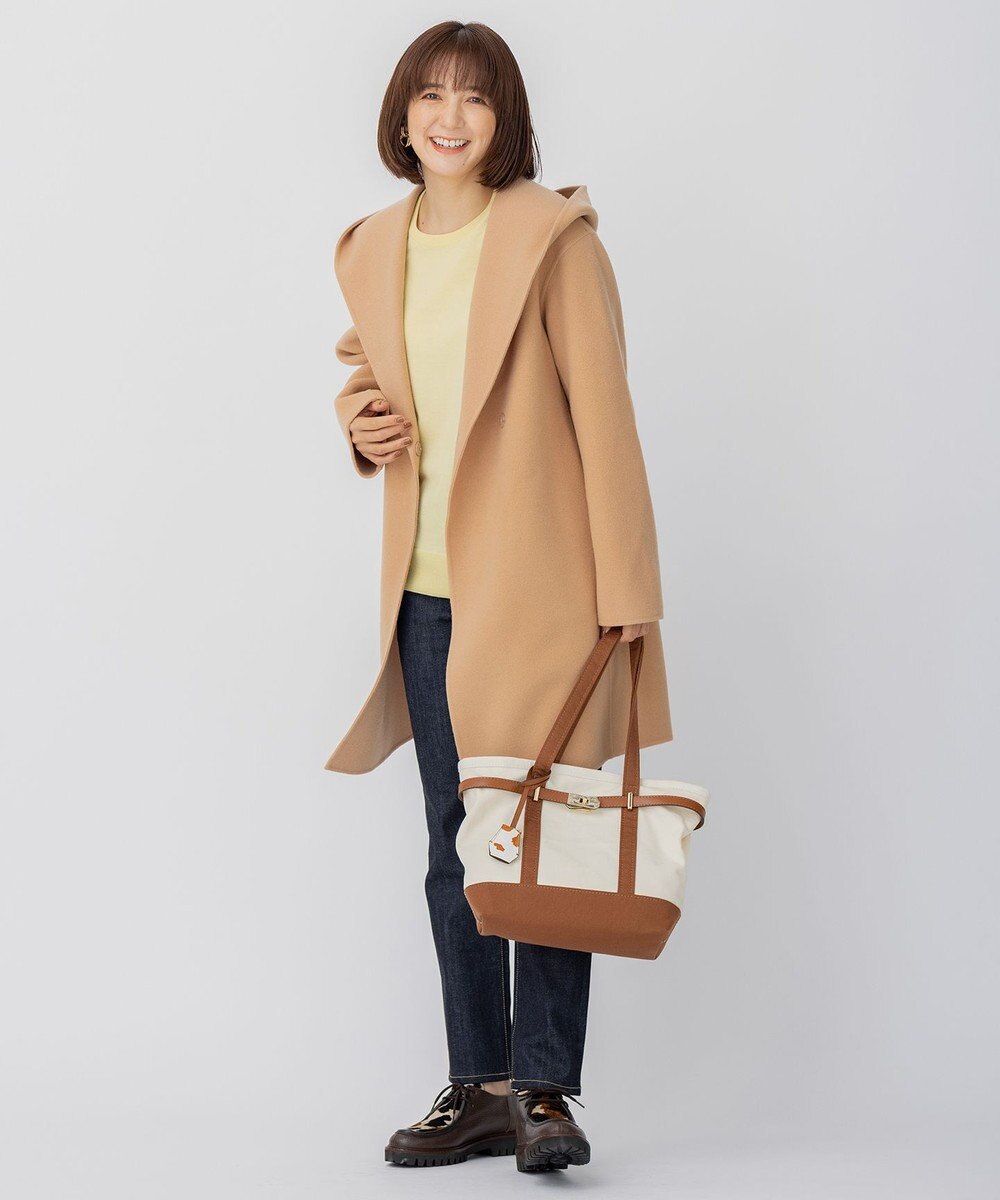 23区 【12色展開/新色追加】ウーステッドウール ビッグシルエット ニット 