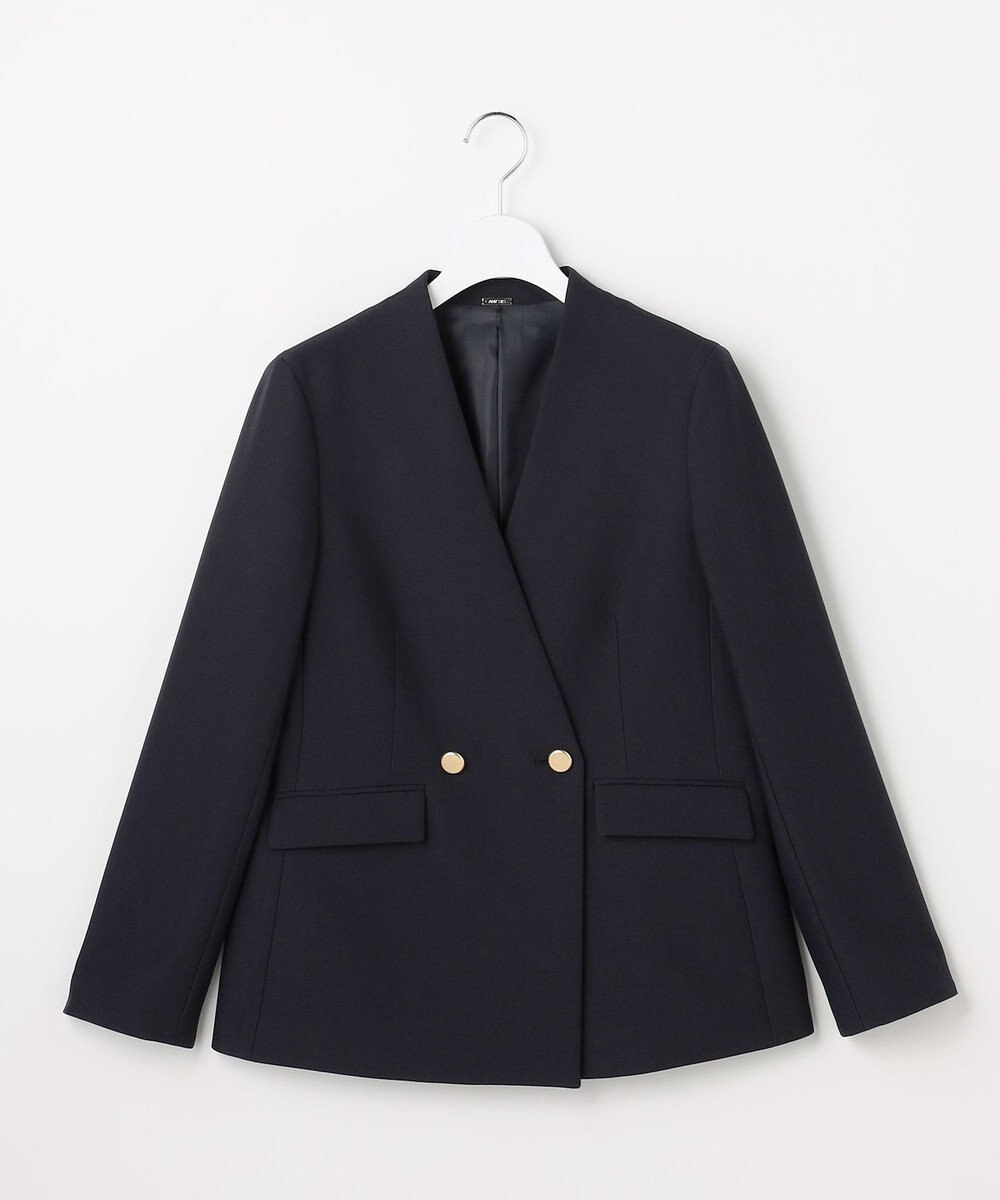 ANY SIS 褒めらレディストレッチ カラーレス ジャケット 