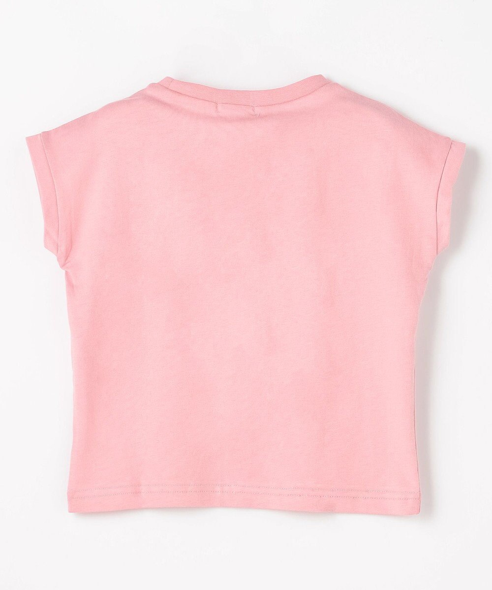 ANY KIDS 【綿100%】ひんやり フレンチスリーブ サガラ刺繡Tシャツ 