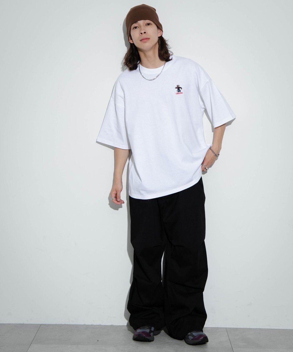 WEGO 【ユニセックス着用ITEM/綿100％/MLサイズ展開】CONVERSEワンポイントT 