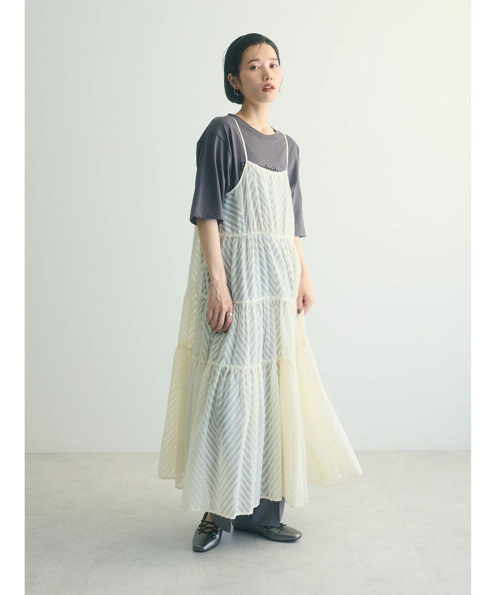 Green Parks armonia.ティアードシアーキャミワンピース 