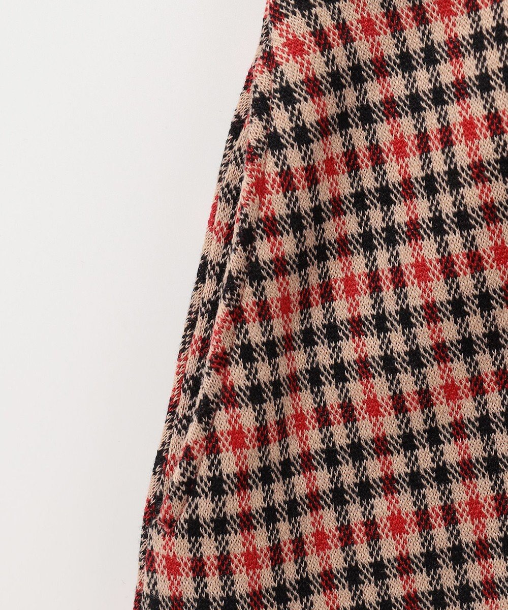 組曲 KIDS 【110-140㎝】チェックジャガード ワンピース 