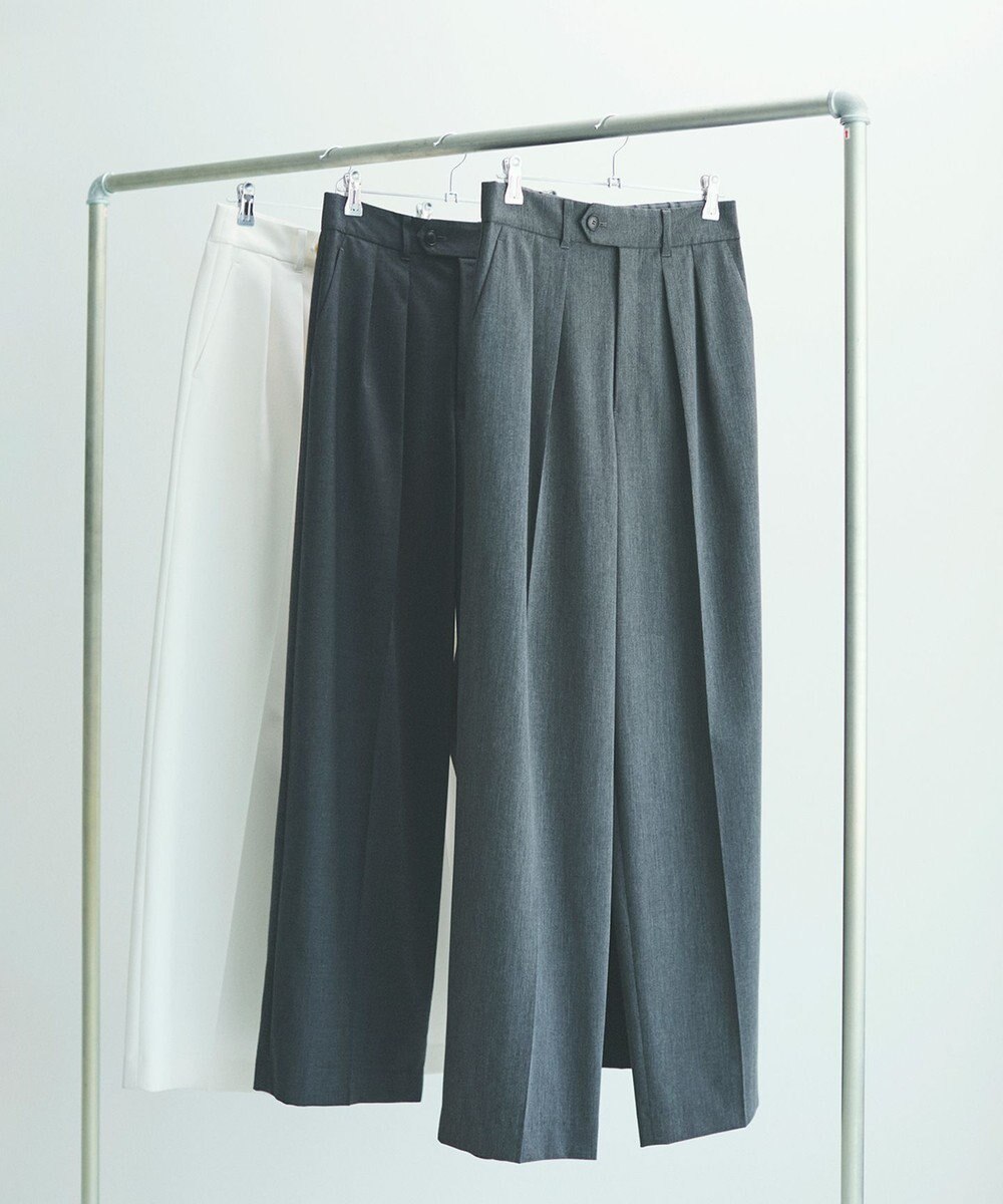 23区 S 【CLASSY.11月号掲載/洗える】ドライ2WAYストレッチ ワイドパンツ 