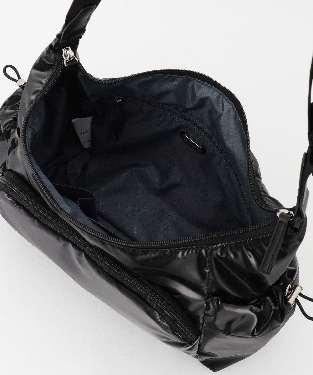 LA BAGAGERIE メタリックドロストポケット　ショルダーバッグ 