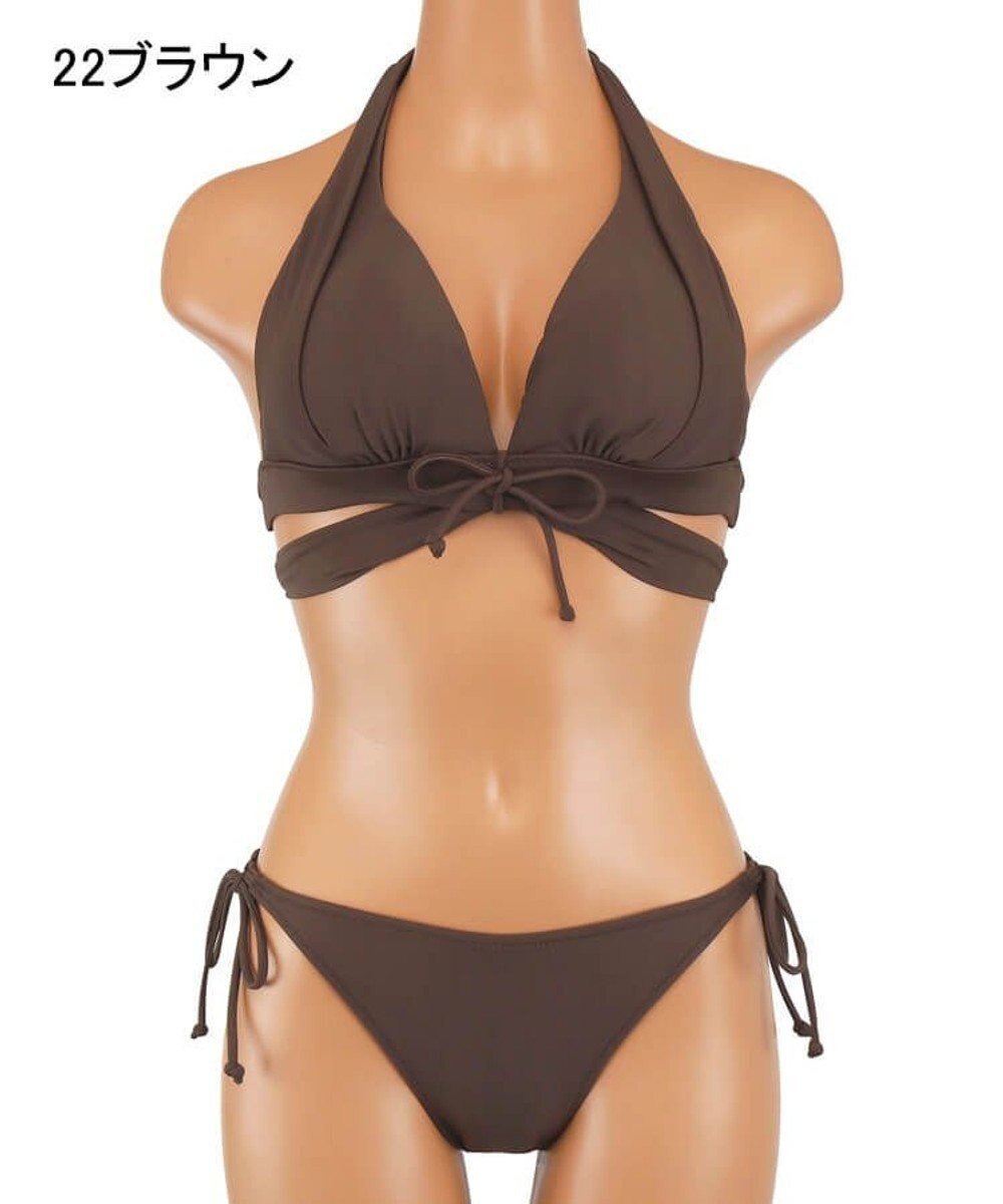 San-ai Resort（三愛水着楽園） ナチュラルだけどしっかり盛れる【ナチュラルアップブラ】ノンワイヤービキニ　7M・9M 