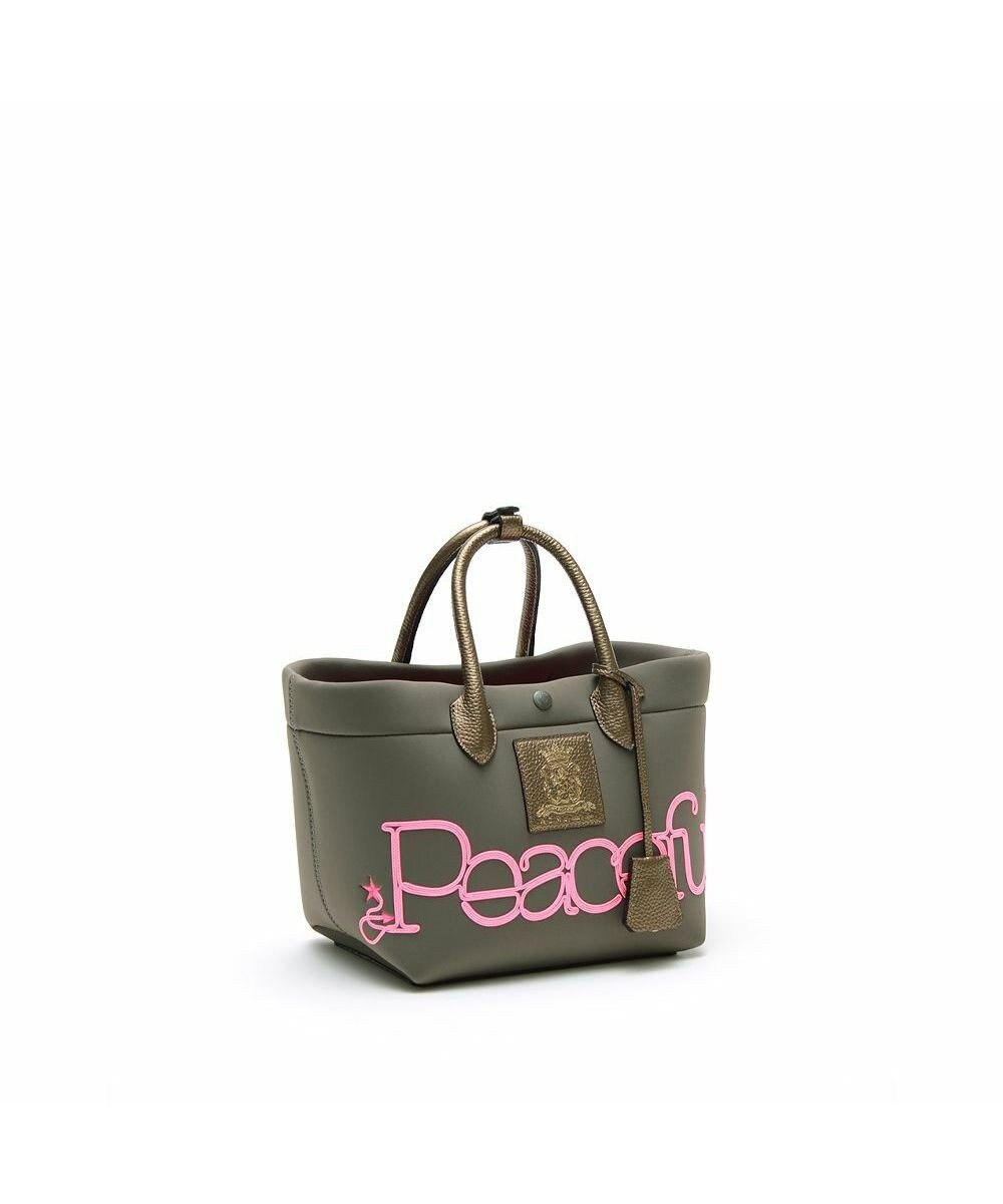 A.D.M.J. 【魔法の様に軽い】マジックライト/コード刺しゅうキューブトート21cm(Dカン付) 