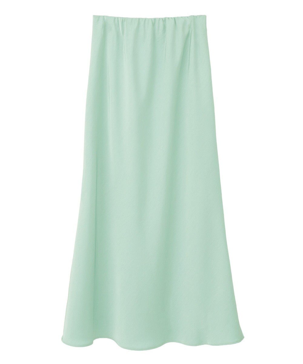 YECCA VECCA サテンフレアスカート 