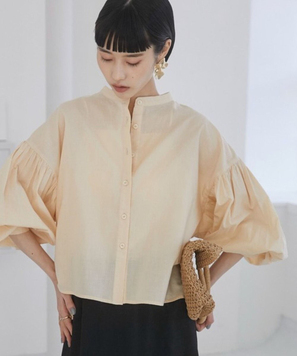 WEGO 【ANGIE VINTAGE】ボリューム袖ショートブラウス 