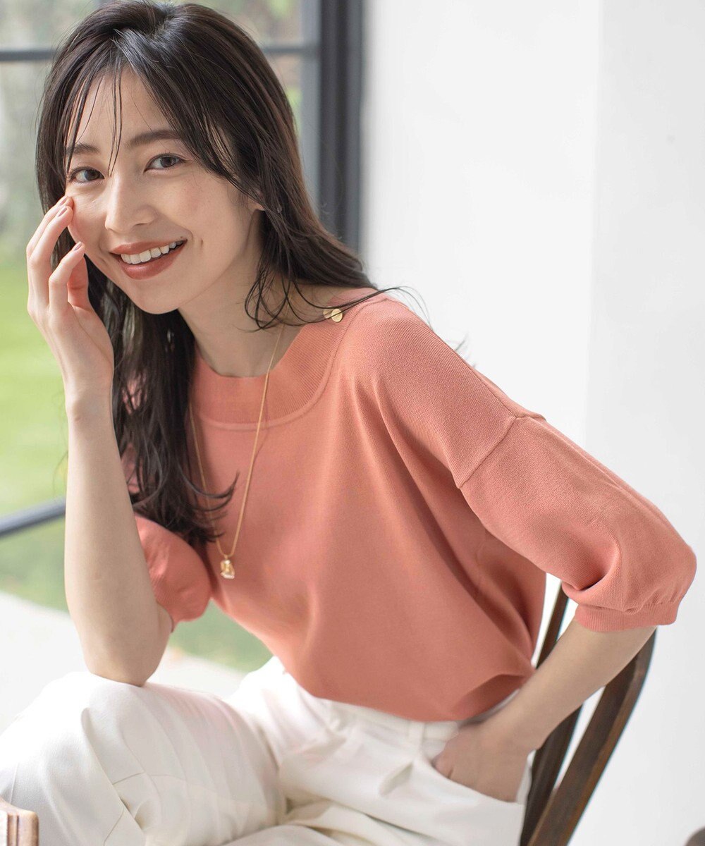 ANY SIS 【接触冷感・UVケア】フロント切替 プルオーバー 