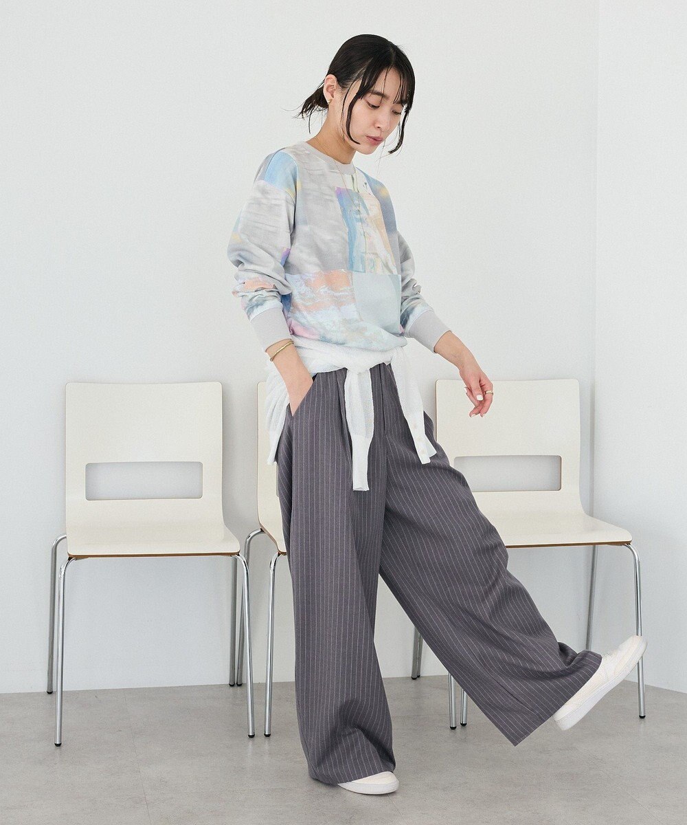 CRAFT STANDARD BOUTIQUE ストライプタックカーブパンツ 